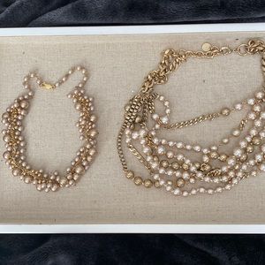 two pearl necklaces